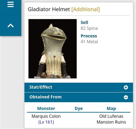 Buying Gladiator's Helmet App : r/ToramOnline .